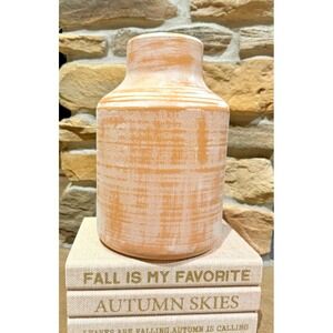 10.75"H‎ Metal Decorative Farmhouse Wheat Vase